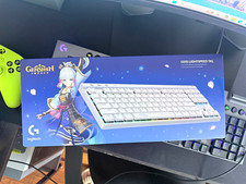 Logitech G515 LIGHTSPEED TKL, Low Profile White KamisatoAyaka Genshin, SEALED picture