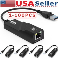 USB 3.0 Gigabit Ethernet LAN RJ45 1000Mbps Network Adapter For Windows PC Lot picture