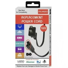 Xtreme Cables 10 Foot Polarized Replacement Power Cord Vizio, Hisense, PS1, B#26 picture