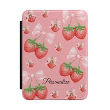 Personalized Strawberry Kindle Case | Cute Book Lover Gift | Coquette Aesthetic picture