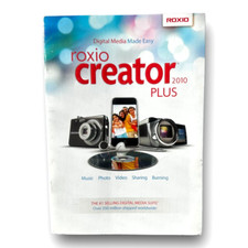 ROXIO CREATOR 2010 PLUS Brand New, Sealed Video Editing Multimedia Tools picture