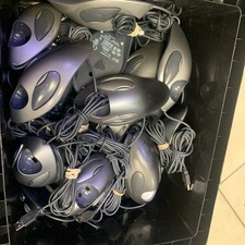 （5x) Logitech Logi Trackball Mouse T-BC21 810-000767 Marble Wired USB (NO BALL) picture