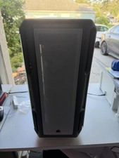 CORSAIR iCUE 5000T Mid Tower Case - White Along With LX120 RGB White Fans, Etc. picture