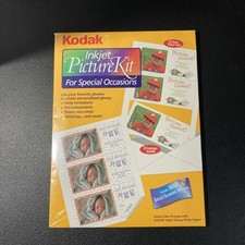 Kodak Inkjet Picture Kit – 30 Glossy Picture Cards 8.5 x 11  Party Invites, etc picture