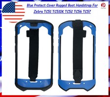 Blue Protect Cover Rugged Boot Handstrap For Zebra TC51 TC510K TC52 TC56 TC57 picture