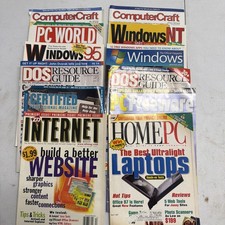 Vtg 90s,2000s  Computer Magazines Lot Of 12 picture