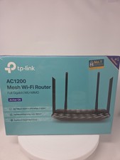 TP-Link AC1200 Mesh Wi-Fi Router Full Gigabit MU-MIMO OneMesh Archer A6 SEALED picture