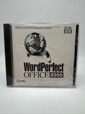 Corel WordPerfect Office 2000 Software CD ROM New Sealed OEM Version picture