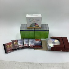 LOT of 43 New CD-R, CD-RW, DVD-R, DVD+RW w/ Jewel Cases -  picture