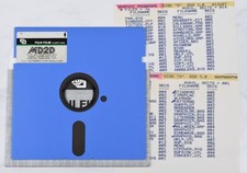Vtg Fuji Computer Floppy Disk - Collectible (Atari, DOS 3.0, Graphic Programs) picture