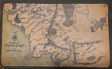 The Lord of the Rings Middle Earth Map Office Desk Mat, Mouse Pad 23.6