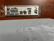 ASUS PRIME H510M-A/CSM ,PRIME H510MA CSM  IO SHIELD BACK PLATE ( METAL) ORIGINA picture