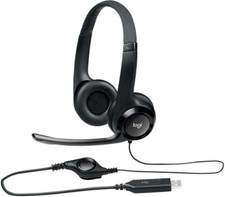 USB Headset Logitech ClearChat H390 - Good condition, See photos picture