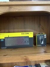 New Sealed Corsair K55 CORE RGB Keyboard & M75 Wired Mouse Gaming Combo Pack picture