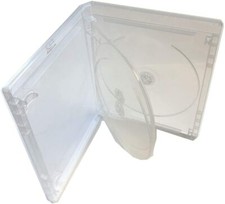 New Clear 1 MegaDisc 15mm Blu-ray Replacement Case Holds 3 Discs (3 Tray) box picture