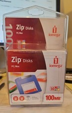 Iomega Zip 100MB Disks For PC/Mac Computers - Brand New 10 pack sealed picture