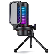TONOR Gaming Microphone Set, USB Condenser 3527.57 cubic centimeters, Black picture