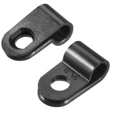 100X 5mm CC-0.5 Nylon R-type Cable Clamp Organizer Cord Clip for Wire Management picture