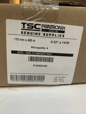 TSC Printronix 8050-SWX Standard 110mm X 450 m  4.33” X 1476’ picture