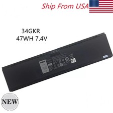 Genuine OEM 47Wh 34GKR Battery For Dell Latitude E7440 E7420 451-BBFS 451-BBFT picture