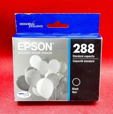 NEW GENUINE EPSON 288 BLACK INK CARTRIDGE ESP 02/2027 - SEALED - XP-430 XP-330 picture