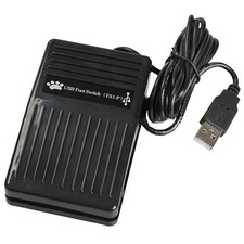 USB Single Foot Switch Pedal Control Pre-Program Key Mouse For Keyboard PC Game picture
