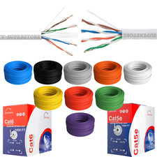 500ft/1000ft CAT5e/CAT6 Ethernet Cable Professional Network UTP CCA High Speed picture