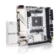 Mini ITX AM4 Motherboard, B350I-PLUS ARGB, Dual M.2 NVMe, ITX SFF, 2.5G Ethernet picture