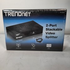 TRENDnet TK-V201S 2-Port Stackable VGA Video Splitter 1920x1440 New Sealed picture