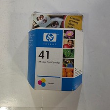 HP 41 Tri-color Inkjet Print Cartridge 51641A Vintage Expired 2005 New Open Box picture