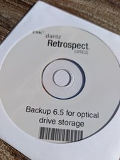 EMC dantz Retrospect EXPRESS Backup 6.5 Software CD Optical Drive Storage picture