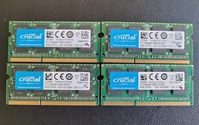 32GB of Crucial PC3L-12800S  4 sticks of 8GB each = 32GB Laptop Memory picture