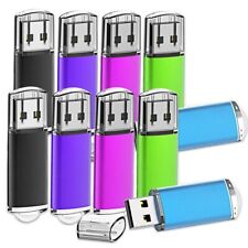 Multicolor 5/10Pcs USB 2.0 2GB 4GB 8GB 16GB 32GB Metal Rectangle USB Flash Drive picture