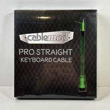 CableMod Pro Straight Keyboard Cable Viper Green USB A to USB C 150cm NEW picture