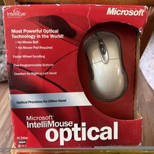 (NEW) Microsoft IntelliMouse Optical PC Mac PS/2 USB D58-00026 (SEALED IN BOX) picture