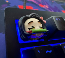 Nezuko Anime Demon Slayer: Kimetsu no Yaiba Keycap For MX Keyboard 1pcs Gift picture
