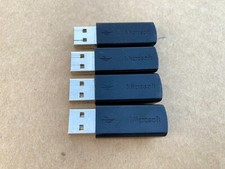 LOT OF 4 -- Genuine Microsoft 2.4 GHz Transceiver V7.0 Model: 1423 (Black) picture