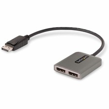 StarTech.com Dual-Monitor DisplayPort 1.4 MST Hub, 2-Port DisplayPort Splitter, picture