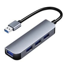 4-Port USB 3.0 Hub 5Gbps High Speed Splitter Multi Adapter for PC Laptop Desktop picture