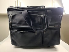 Tumi 26104DH Ballistic Nylon Deluxe Wheeled Laptop Carry-on Roller Bag- Black picture