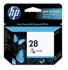 Genuine HP 28 Tri Color Ink Cartridge (C8728A) New Sealed EXP AUG 2023 picture