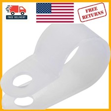 Versatile 200PCS R-Type Cable Fixing Clips - 3/8 Inch for Optimal Organization picture
