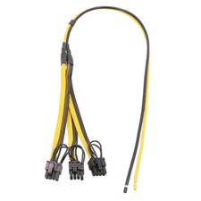 5Pcs 1 to 3 6p+2p Miner Adapter Cable 8pin GPU Video Card Wire for Mining picture