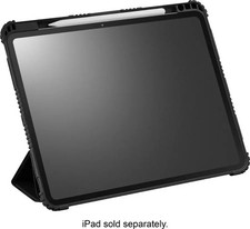 iPad Pro 13 Case M4 2024 Insignia Folio Cover Auto Sleep Wake Black NEW picture