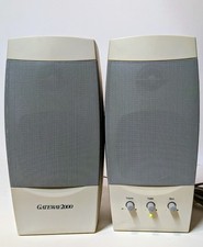 Vtg Gateway 2000 ACS41 Altec Lansing Multimedia Computer Speaker System -Read- picture