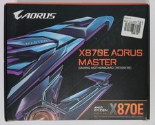 GIGABYTE X870E AORUS Master AMD AM5 LGA 1718 Motherboard ATX DDR5 4XM.2 PCIe 5.0 picture