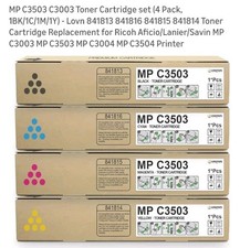 MP C3503 C3003 Toner 4 Pack BK CMY Compatible Ricoh 841813 814 815 picture
