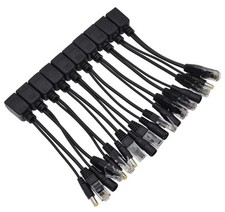 5 Pairs Poe Adapter Cable RJ45 Poe Injector POE Splitter Kit Power Ethernet POE picture
