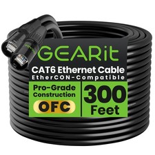 GEARit Shielded CAT6 Ethercon Cable (300 Feet) Professional Audio & Lighting ... picture