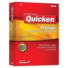 Intuit Quicken Premier 2008 Windows Personal Finance Not for Win 10 or 11 Read picture